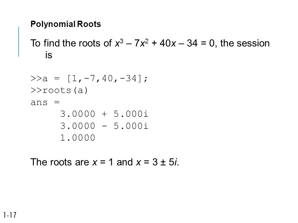 Polynomial Worksheets